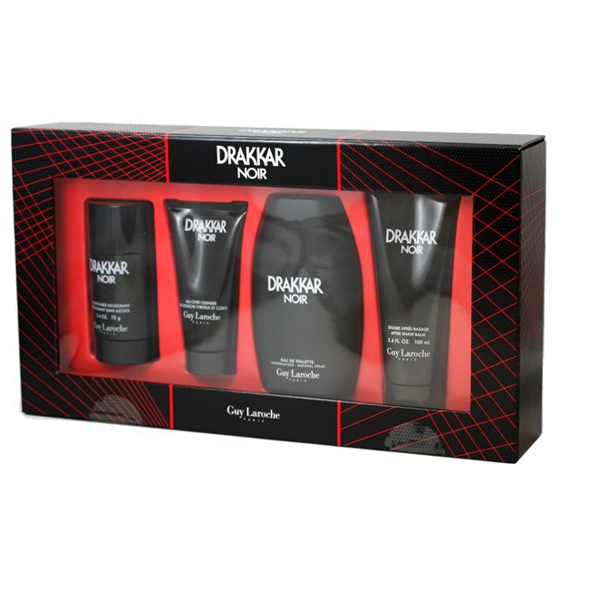 New DRAKKAR NOIR by Guy Laroche Cologne Men GIFT SET  