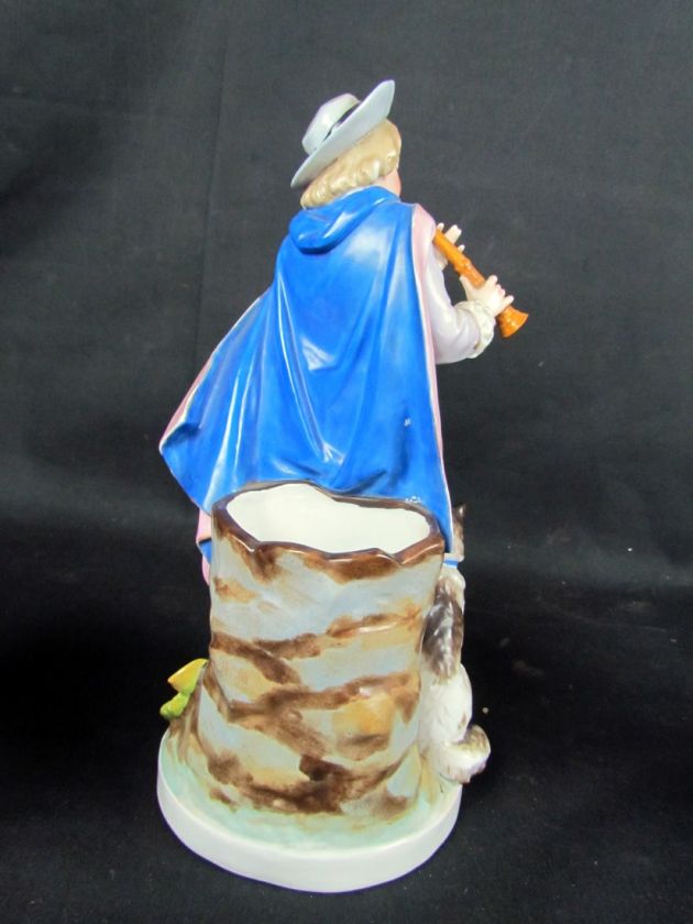 Pair of Antique German Porcelain Figurines, Dresden Quality  