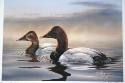 DUCKS UNLIMITED 1995 Rick Kelley 12th Annual Stamp Print  