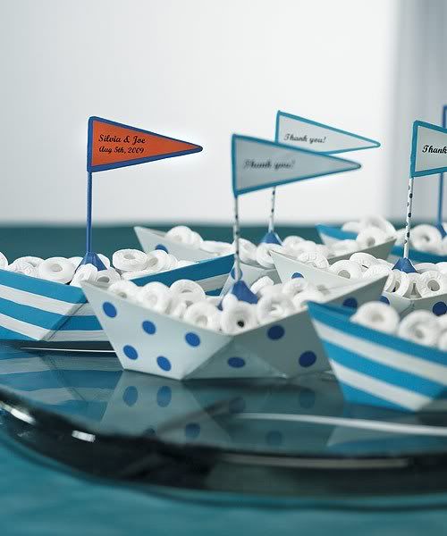 Metal Boat Wedding Birthday Favor Box Beach Ocean 72  