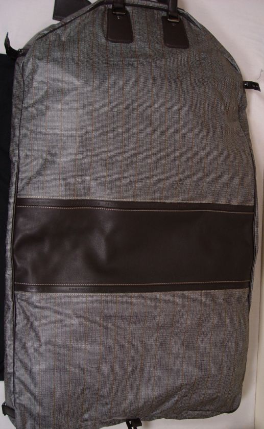 ZEGNA GARMENT BAG $2100 BROWN FABRIC No.1 CENTENNIAL COLLECTION SUIT 