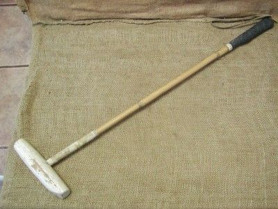 Vintage Miniature Wooden Polo Stick Antique Old Horse  