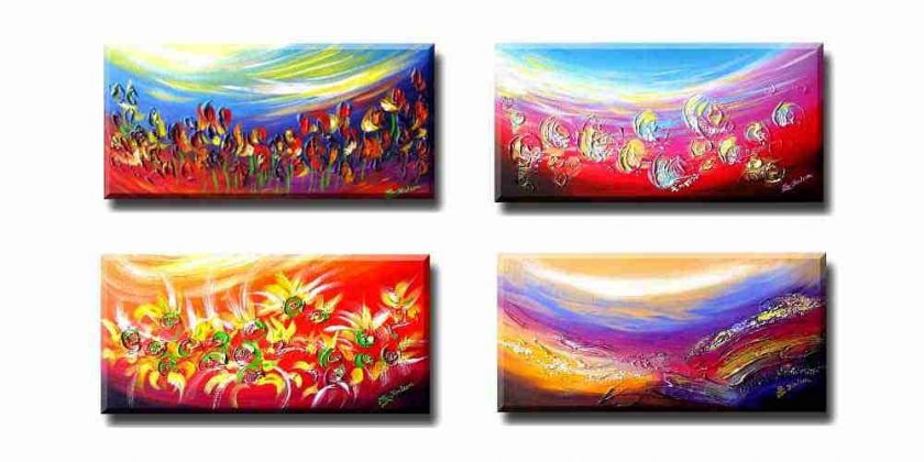 YINART Yin Lum artist canvas abstract mini sky painting art pop blue 