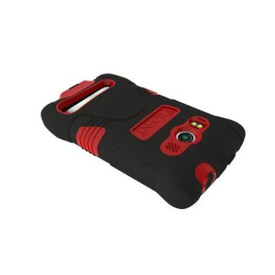    EVO RD Kraken Case for Sprint HTC EVO 4G w/ Screen Shield RED  