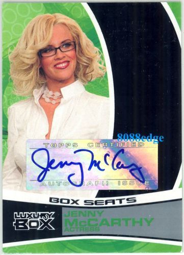 2005 06 LUXURY BOX AUTOGRAPH AUTO JENNY McCARTHY #13/25  