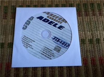 ADELE 2011/2012 KARAOKE CDG GREATEST HITS FASTRAX FTX 1017 ($19.99 