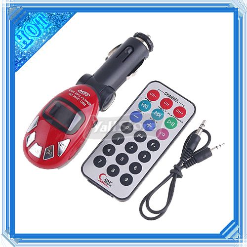 New Car  Player Wireless FM Transmitter for SD MMC Card Slot USB 