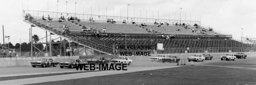 67 TRANS AM RACE PANORAMIC PHOTO NASCAR CAMARO MUSTANG  