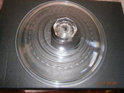 GRISWOLD Cast Iron GLASS LID for 12 Skillet or Dutch Oven Rare XLNT 