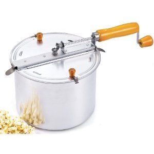 Cook N Home 6.5 Quart Aluminium Popcorn Popper Stovetop 851272002892 