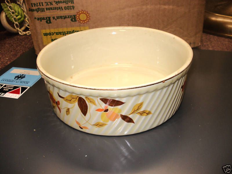 JEWEL TEA AUTUMN LEAF CASSEROLE DISH rr  