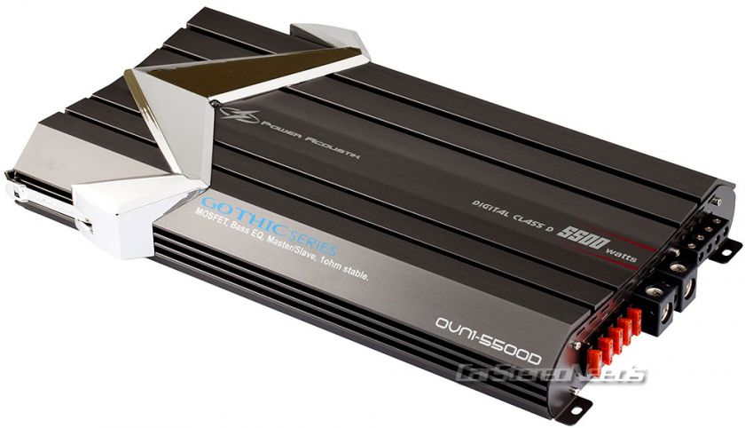 POWER ACOUSTIK OVN1 5500D 5500 WATT AMP MONOBLOCK CLASS D CAR SUB 