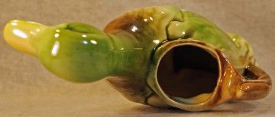 VINTAGE MAJOLICA FIGURAL MALLARD DUCK PITCHER WATER JUG  