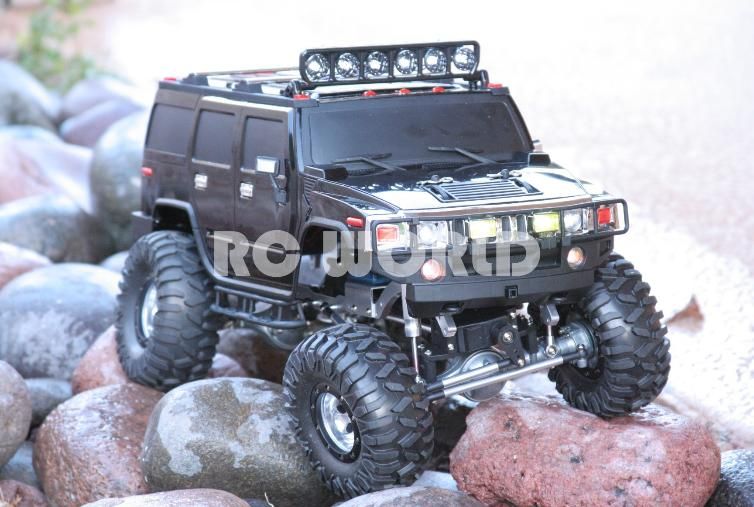 RC 1/10 H2 RC HUMMER ROCK CRAWLER 2.2 BEADLOCKS 2.4GHZ *READY TO RUN 