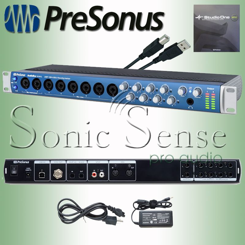 PreSonus AudioBox 1818VSL 8 Channel Audio Recording Computer Interface 
