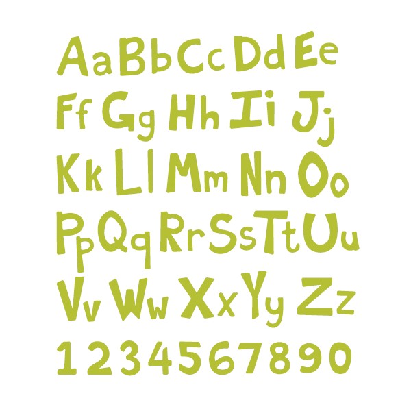 Lifestyles/QuicKutz Cookie Cutter Alphabet Set HANDMADE  