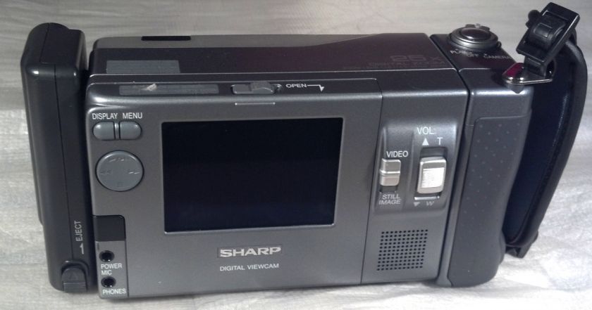 Sharp VL DX10U MiniDV Digital Viewcam w UADP 0250TAZZ PSU, sun hood 