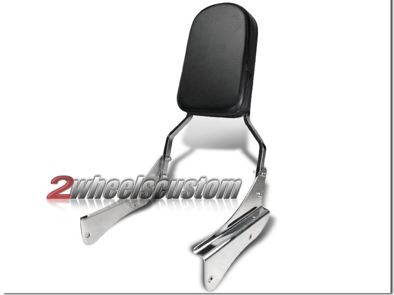 01 08 HONDA SHADOW SPIRIT VT 750 DC BACKREST SISSY BAR FLAME  