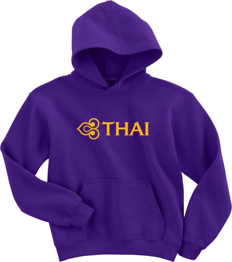 Thai Airways Vintage Logo Thai Airline Hoody  