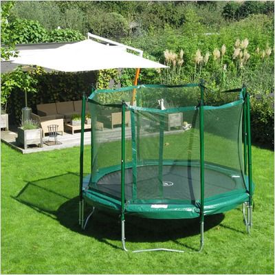 Kidwise 14 ft. Round Trampoline with Enclosure KW JFT 14 TSN G 